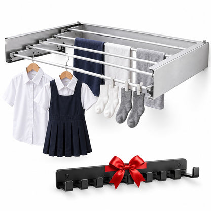 Magic Clothesline from Watania Steel – Smart and Rust-Resistant Wall-Mounted Clothes Dryer